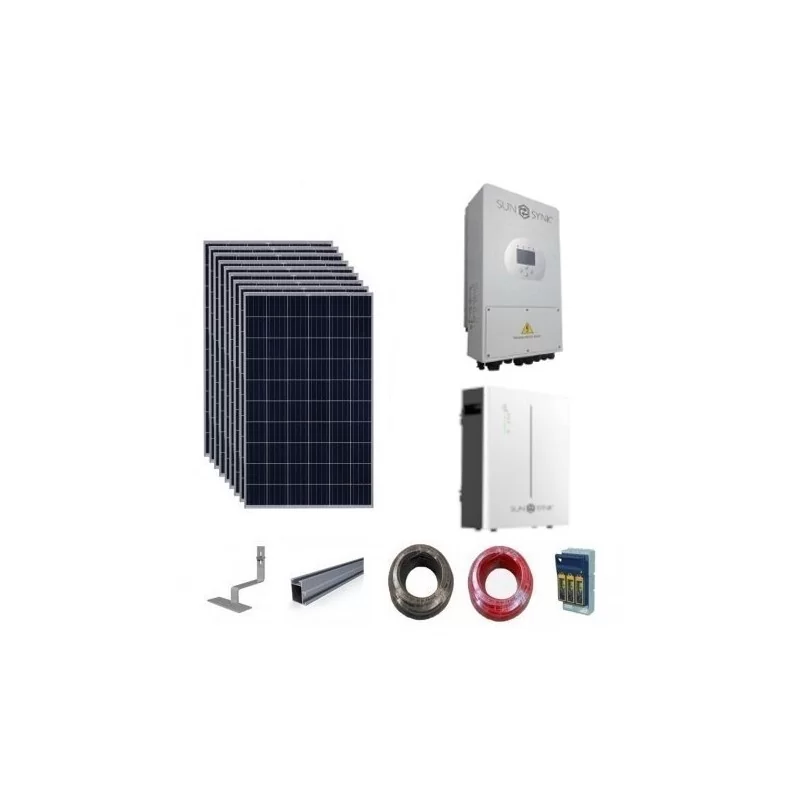 Sunsynk 5kW Inverter and battery Solar PV Kit