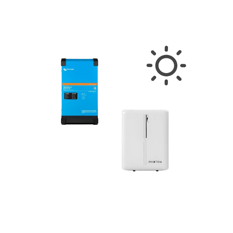 Victron Multiplus II 3kVA Inverter and 5kWh Battery Package