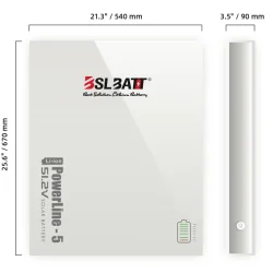 BSL Battery Powerline 5.1kWh Wall Mount