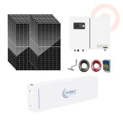 Sunsynk 8kW Inverter 7.2kWh Battery 8.68kWp PV Kit